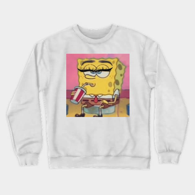 Funny Spongebob Meme Crewneck Sweatshirt by Energy Collage